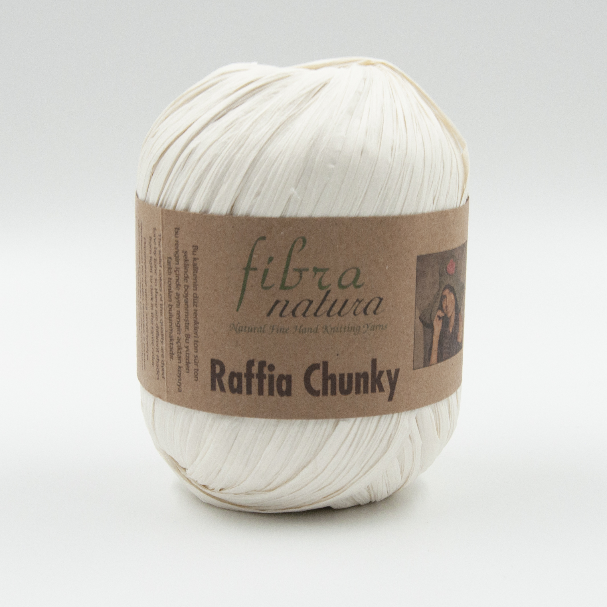 ����� ����� ������ ����� ����� (Fibra Natura Raffia Chunky) �114-02 ��������