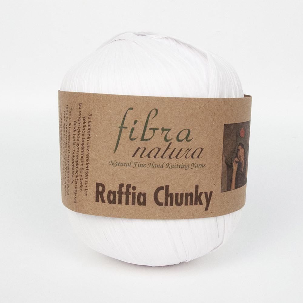 ����� ����� ������ ����� ����� (Fibra Natura Raffia Chunky) �114-01 �����